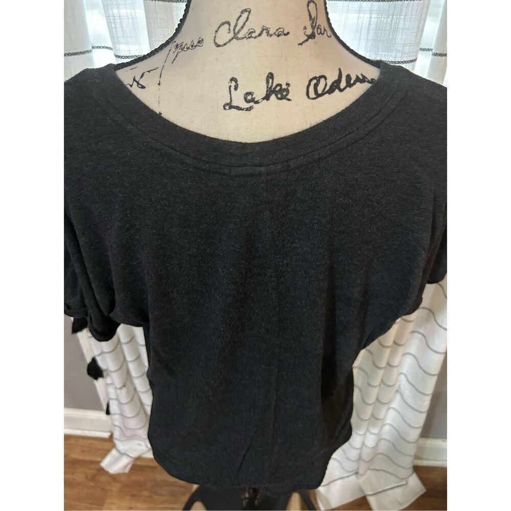 Matty M Dark Grey SOFT Longewear Tee Size Large - Picture 4 of 5